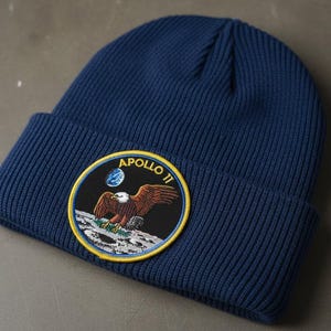 Apollo 11 Mission-patch (3,5 inch) geborduurde opstrijk-/naaibadge astronaut ruimtepak souvenir embleem kostuum maanlanding cadeaupatches afbeelding 4