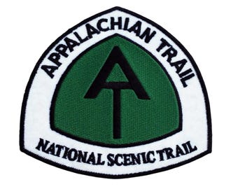 Appalachian Trail Patch National Scenic Trail Embroidered Iron/Sew-on Badge (3.5 Inch) Hiking USA Trek Souvenir Emblem Backpack Gift Patches