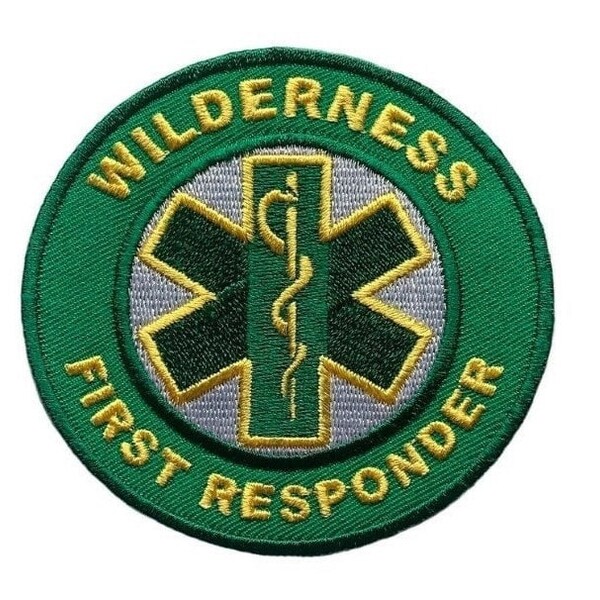 Wilderness First Responder Patch (3 Inch) Embroidered Badge Perfect for Jackets, Bags, Backpacks, Hats, Outdoor Forest Gift Patches