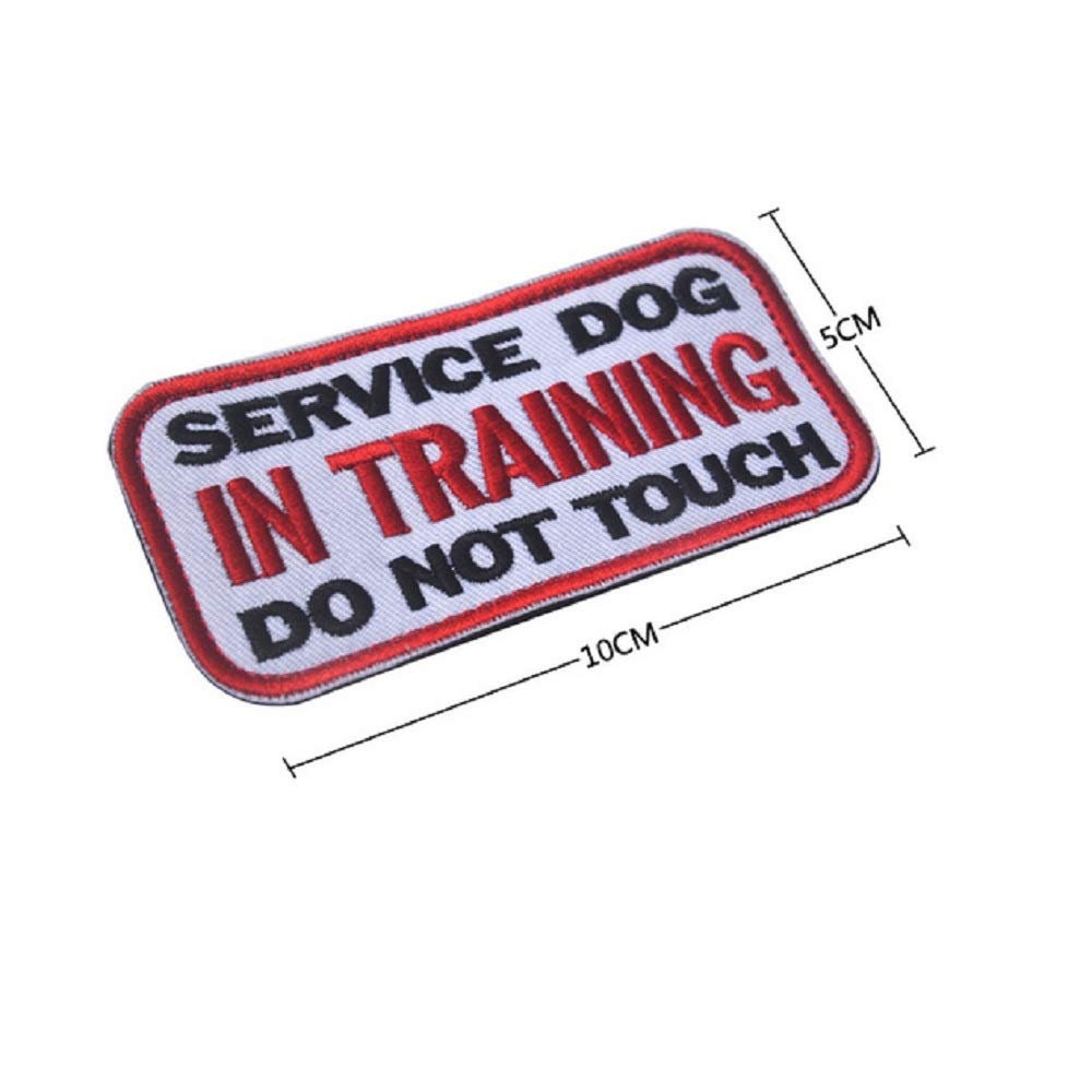 Service Dog in Training Do Not Touch Dog Patch 4 Inch Etsy
