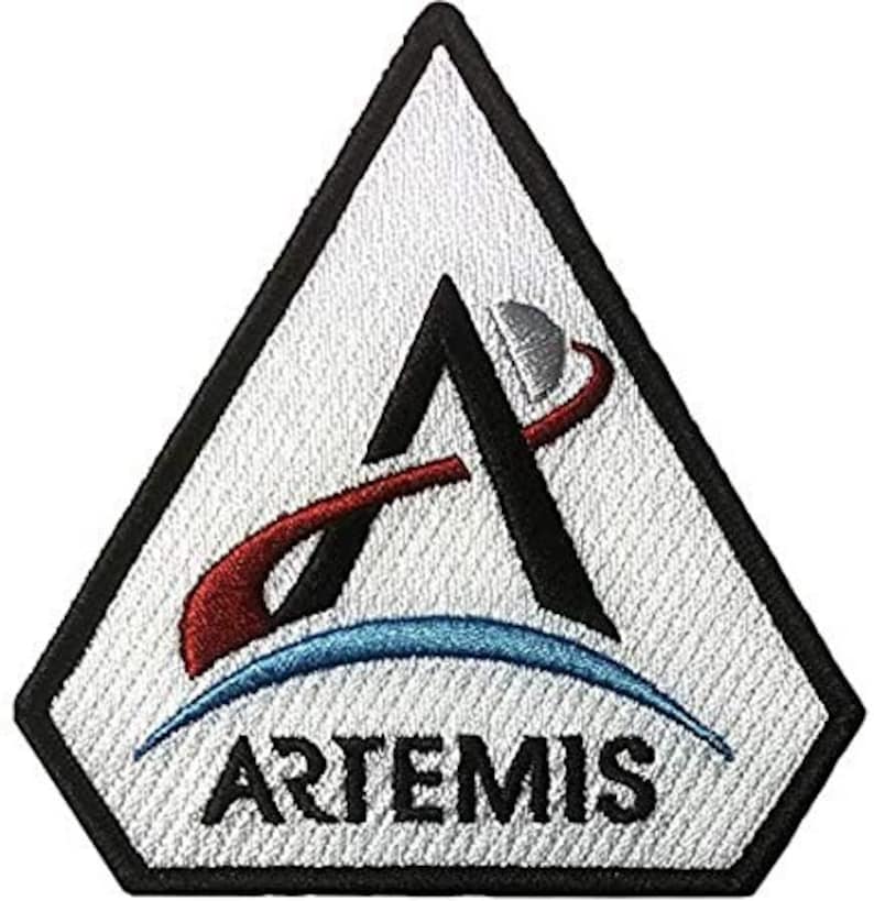 Nasa Artemis Program Patch 4 Inch Embroidered Ironsew On Etsy