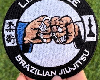 Toppa Ricamata Termoadesiva Brazilian Jiu Jitsu (BJJ) - Diametro 8,9 Cm, Per Gi, Borsa O Giacca - copertina