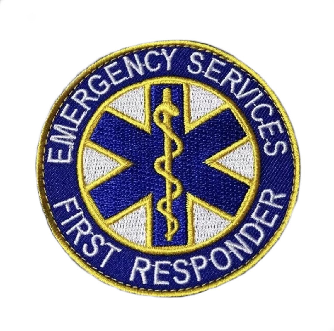 Emergency Services First Responder Patch 3 Inch Embroidered Etsy