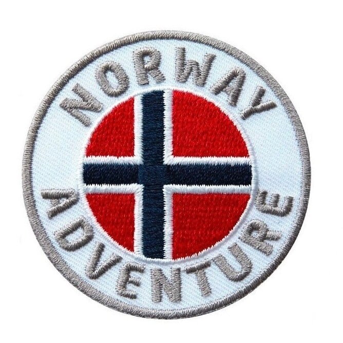 BLUPARK Norwegen Kosmetiktasche – Retro-Design Mit „Norge“-Aufdruck, 23,5x17 Cm, Polyester, Maschinenwaschbar
