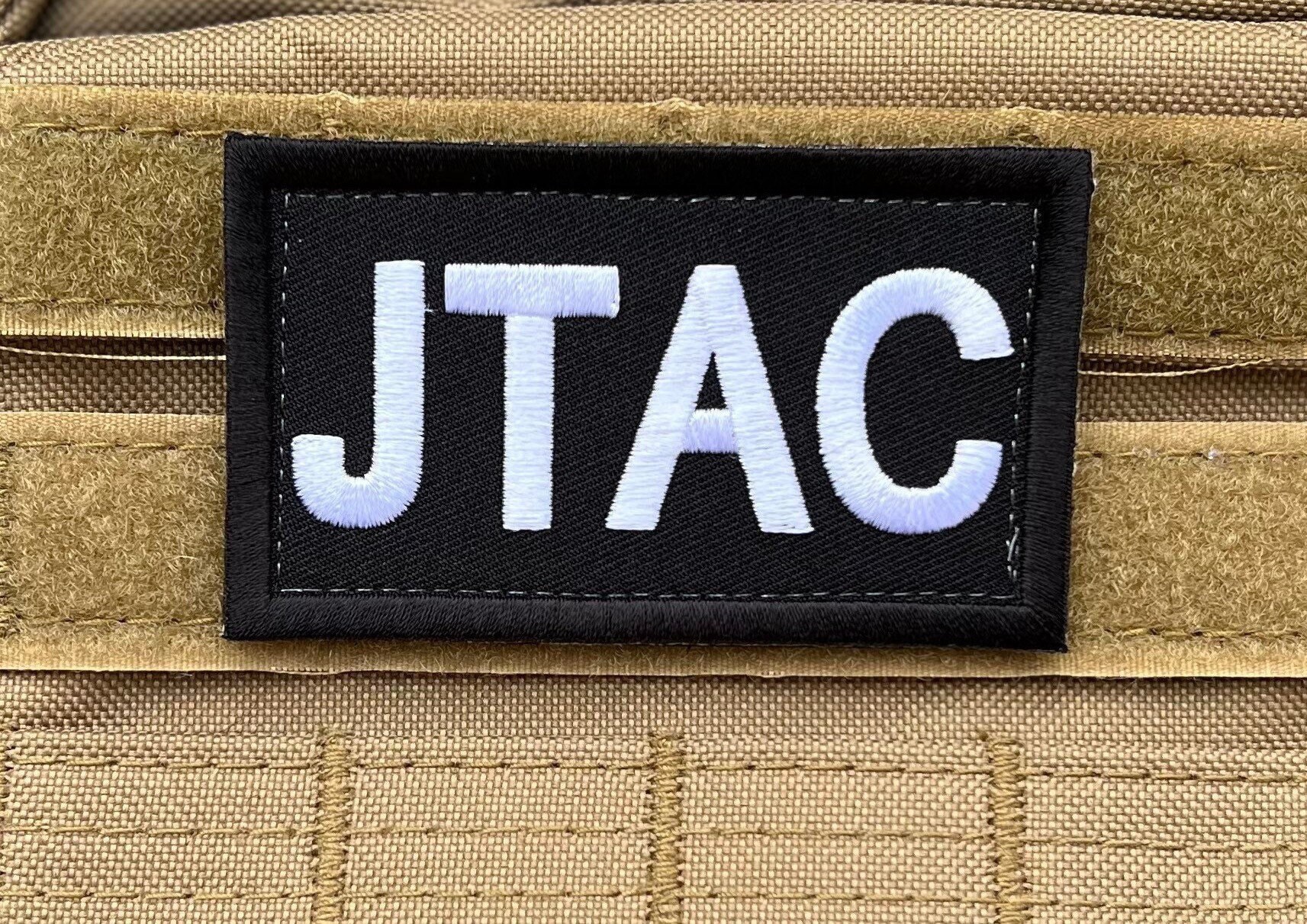2AFTER1 JTAC Joint Terminal Attack Controller Army Air Support FAC Tactical Embroidered Fastener Patch 