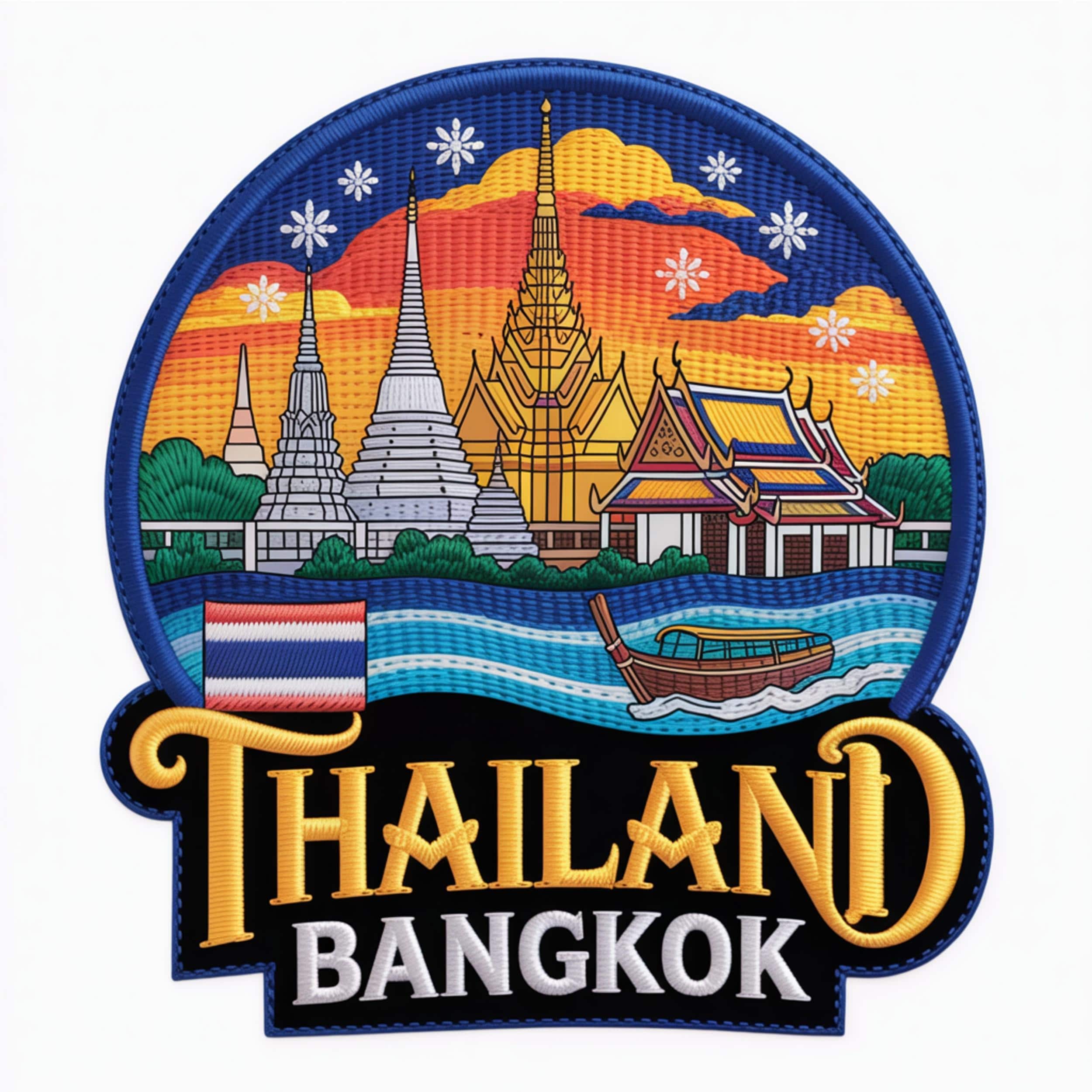 U24 Badges Thaïlande Thermocollant Patch