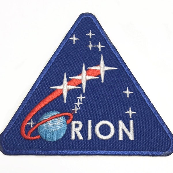 NASA Orion Patch (3.5 Inch) Embroidered Iron or Sew-on Badge Astronaut Space Suit Patches Souvenir Emblem DIY Costume, Backpack Gift Patches