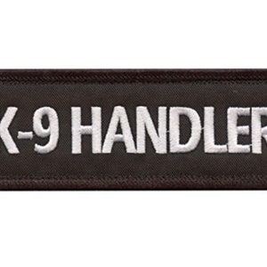 K-9 Handler Patch K9 Dogs Tactical Morale Gear Touch Fastener Patches 5 Inch Hook-and-Loop Velkro Badge Harness Patches image 4