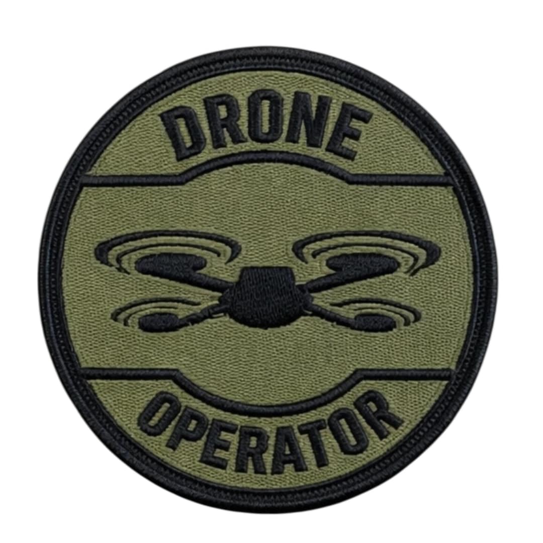 Operator Rocker Patch Drone Operator Patch – Embroidered Quadcopter Drone Pilot Badge, UAV ...