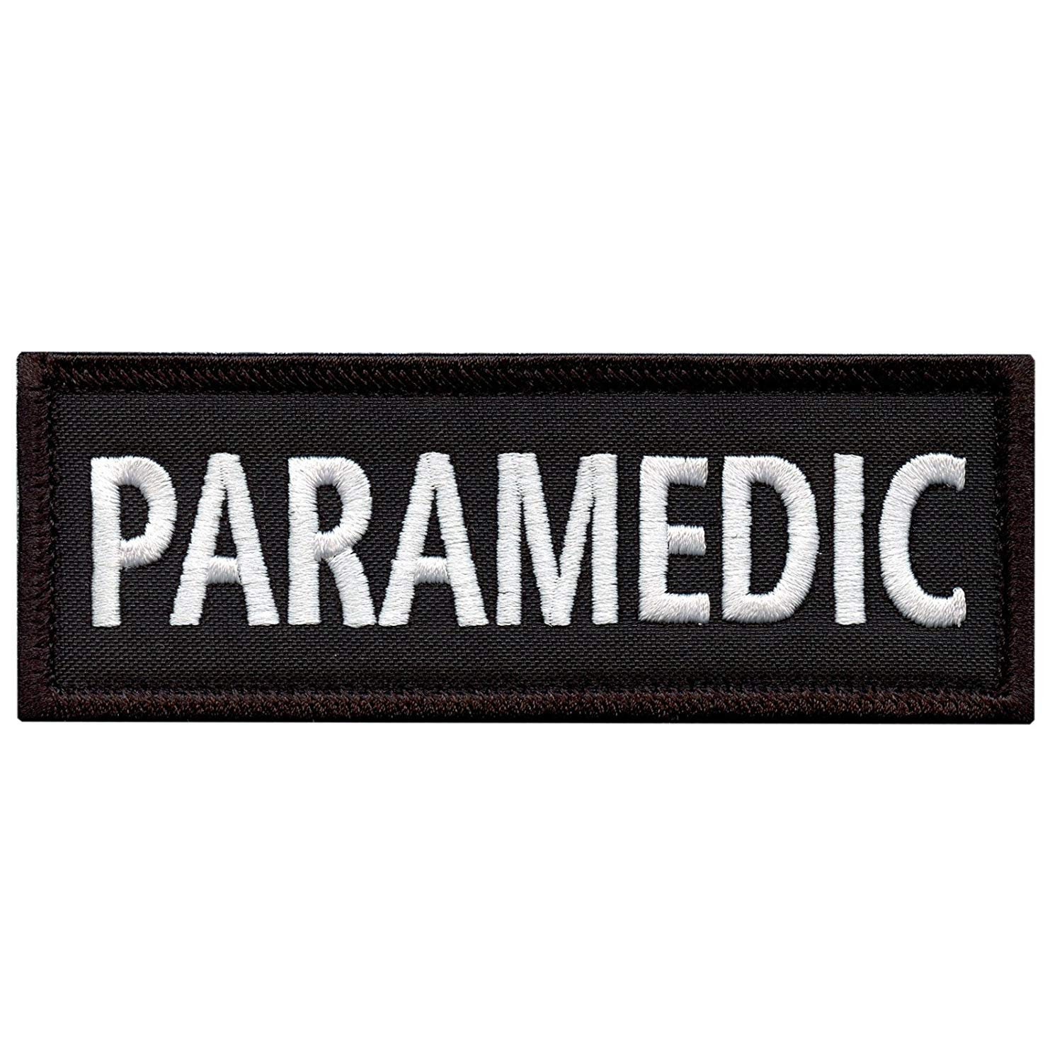 Medic Patch, Police paramedic, first aid embroidered hooked back patch 52 x  52mm