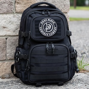 Krav Maga Patch (3,5 Inch) Kontakt Kampf gestickt Eisen / Aufnäher Kimono GI, Turnbeutel, Mütze, Shirt israel Martial Arts DIY Geschenk Aufnäher Bild 3