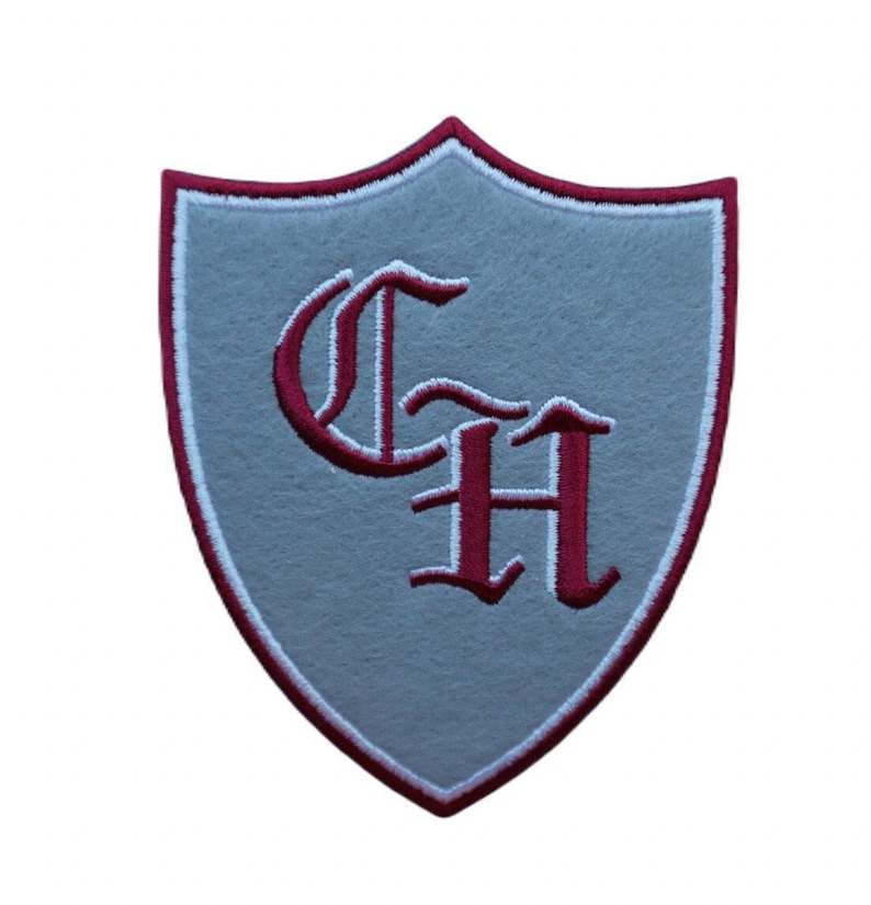 Matilda School Uniform Patch 4 Inch High Quality Velvet Iron-on or Sew-on Badge Crunchems Hall Costume Patches World Book Day Souvenir image 1