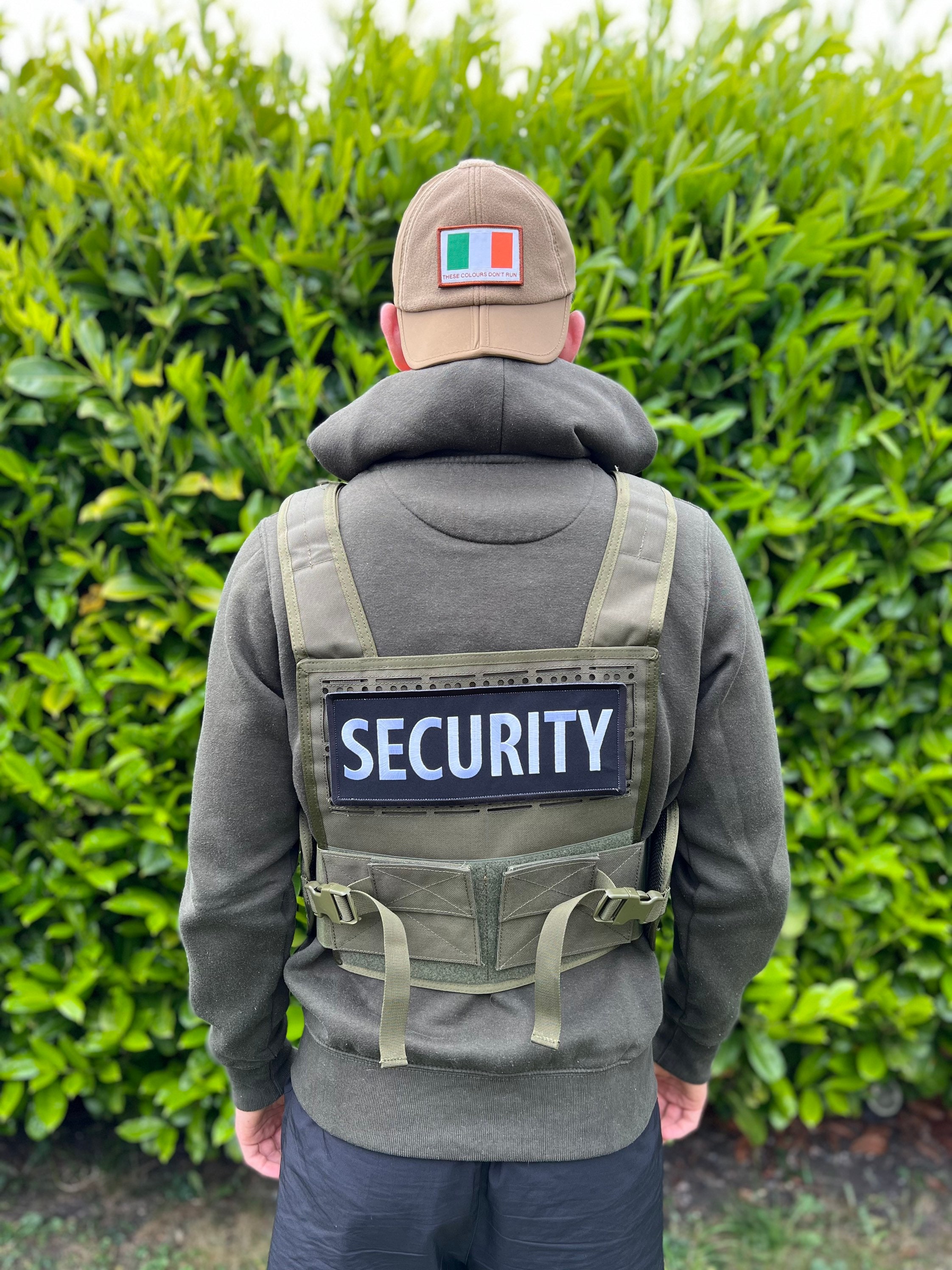 Ultra Reflective Security Patch | Weather Resistant Tactical Patch for Vests, Made to Last with Hook & Loop Backing