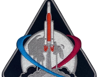 Artemis 1 Program Patch (4 Inch) Embroidered Iron-on or Sew-on Badge Astronaut Space Suit Souvenir Emblem DIY Gift Patches