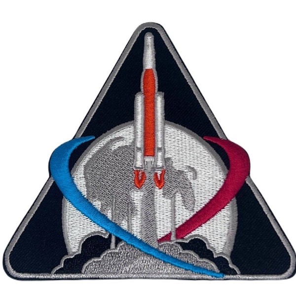 NASA Artemis 1 Program Patch (4 Inch) Embroidered Iron or Sew-on Badge Astronaut Space Suit Souvenir Emblem DIY Gift Patches