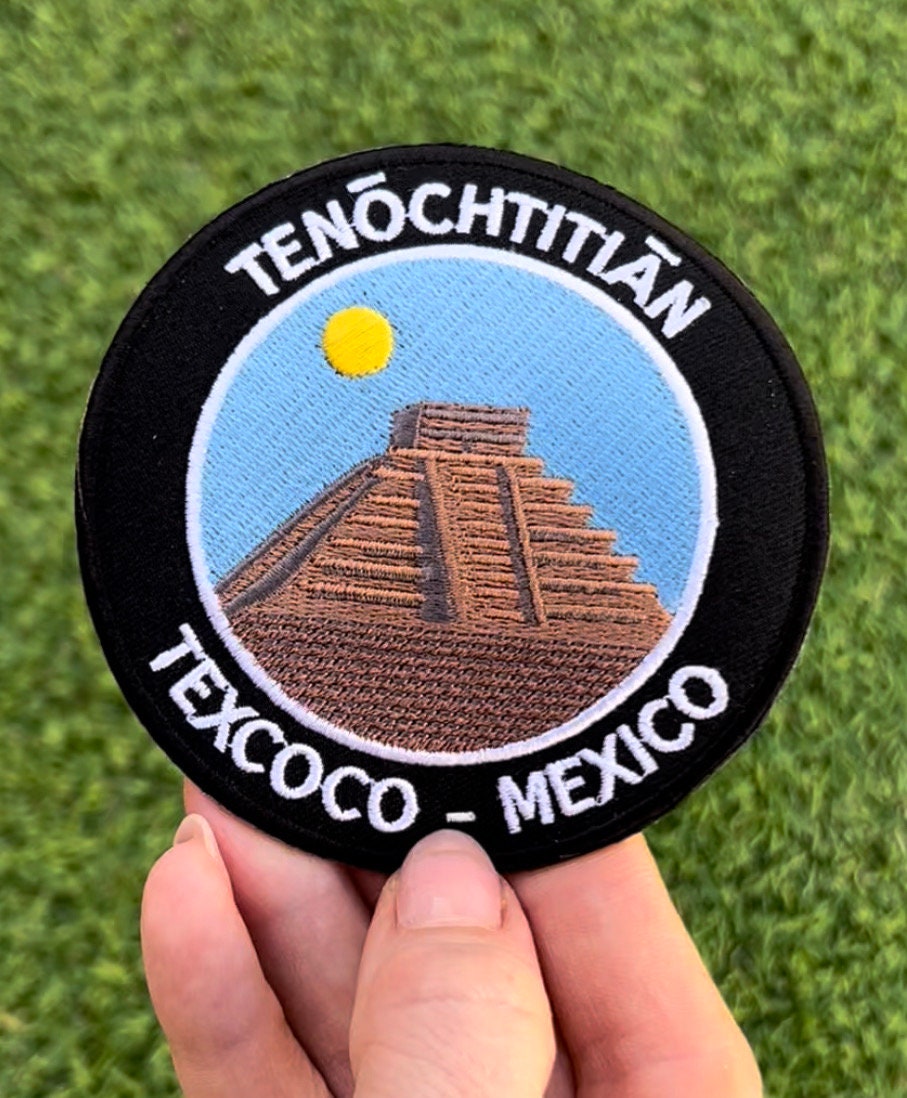 Parche de Tenochtitlan Texcoco 3,5 pulgadas Insignia para planchar/coser  Ciudad de México Templo Azteca Pirámide Trek Viajes Américas Parches de  regalo de recuerdo -  México