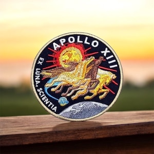 Apollo 13 Mission Patch (3.5 Inch) Embroidered Iron-on / Sew-on Badge Astronaut Space Suit Souvenir Costume Apollo Moon Landing Gift Patches image 5