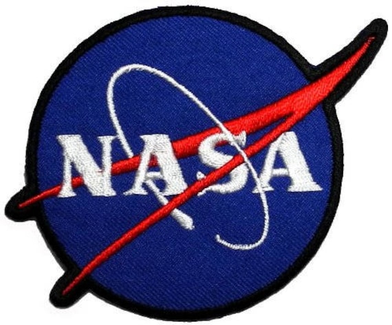 Sew On Patch Badge NASA USA Logo Space ship Spaceman Patch Iron On