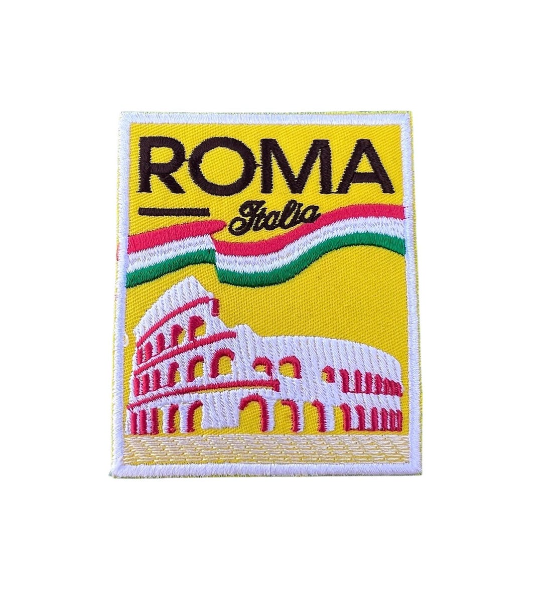 Rome Italy Patch (3.5 Inch) Iron-on / Sew-on Badge Travel Europe ...