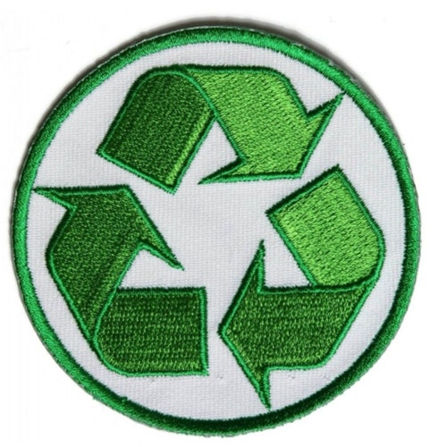 Recycle Patch 3 Inch Embroidered Iron-on or Sew-on Badge - Etsy