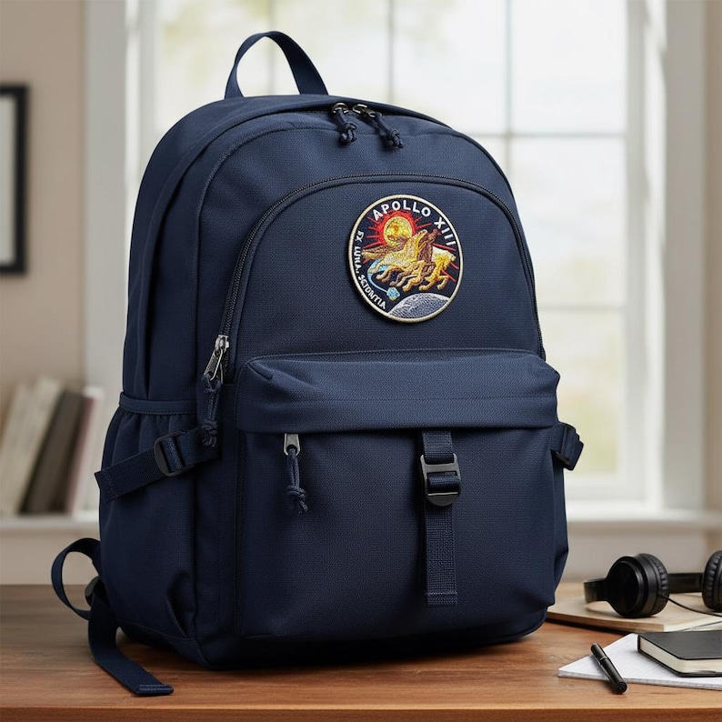 Apollo 13 Mission Patch (3.5 Inch) Embroidered Iron-on / Sew-on Badge Astronaut Space Suit Souvenir Costume Apollo Moon Landing Gift Patches image 3