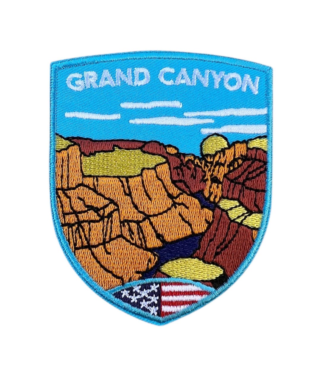 The Grand Canyon National Park Patch Iron Sew On Badge 3 Inch Travel