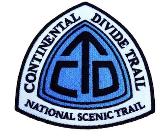 Continental Divide National Scenic Trail Patch Embroidered Iron/Sew-on Badge (3.5 Inch) Hiking USA Trek Souvenir Gift Patches