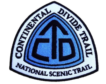 Continental Divide Trail National Scenic Trail Patch (3.5 Inch) Embroidered Iron/Sew on Badge Applique Hiking USA Trek Souvenir Bag Backpack