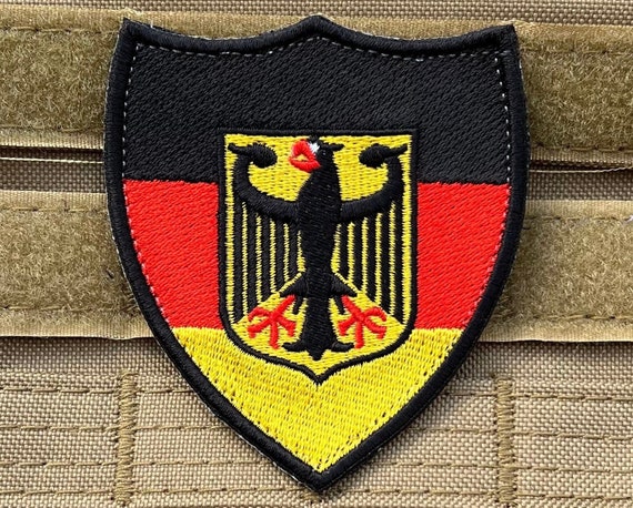 Écusson drapeau allemand 76 cm insigne national brodé -  France