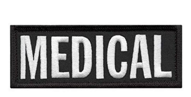 Medical Patch (5 Inch) Embroidered Badge (Hook + Loop) Fastener Backing Medic Graduate EMT EMS Tactical, Paintball, Airsoft, Gift Patches image 3
