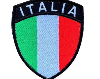 Écusson Thermocollant Drapeau Italien - Foto 9