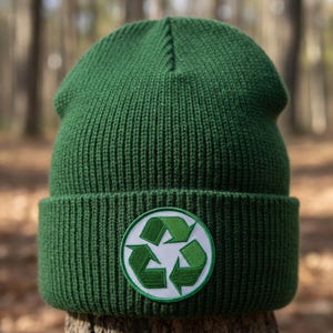 Parche bordado de reciclaje, insignia termoadhesiva (7,6 cm) imagen 4