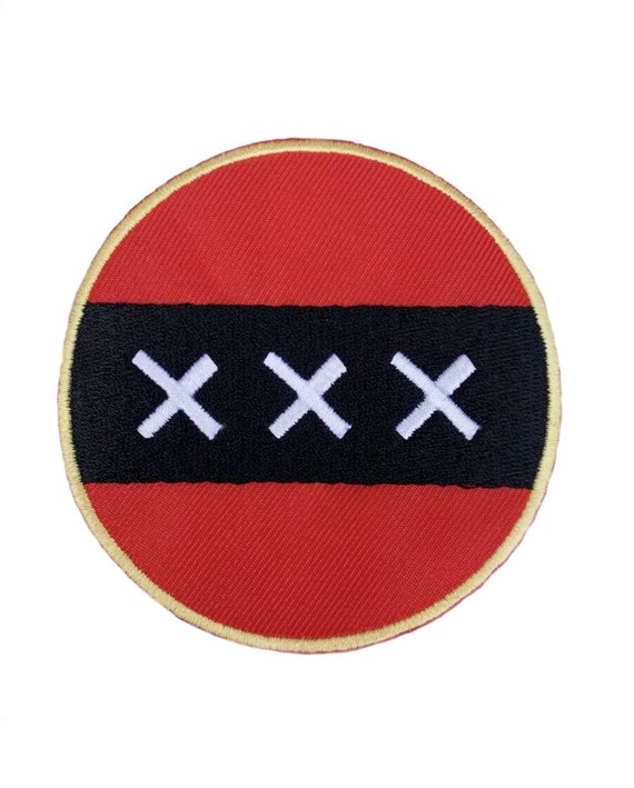Patch patches backpack flag amsterdam embroidered shield coat of arms holland