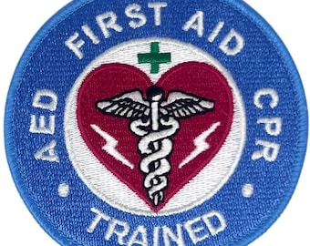 First Aid and CPR Instructor - Embroidered Patch