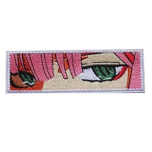 Anime Girl Patch (4 Inch) Embroidered Badge Bloody Eyes Japan Anime DIY Costume Emblem Crest Backpack Shirt Jacket Gift Patches