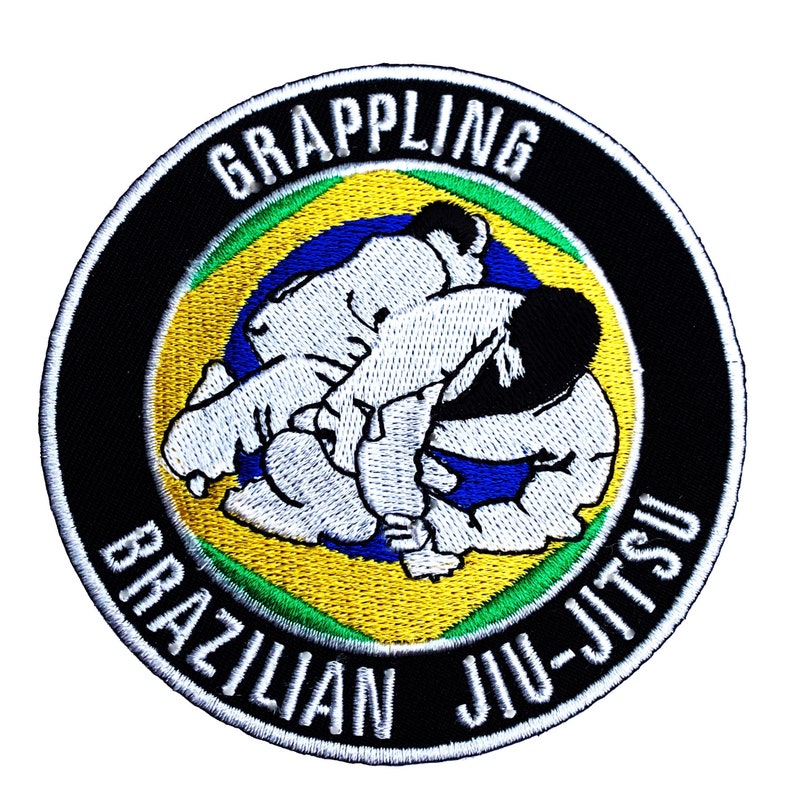 Grappling Brazilian Jiu Jitsu Patch 3.5 Inch Iron/sewon Etsy