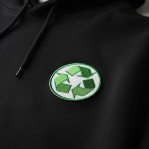 Parche bordado de reciclaje, insignia termoadhesiva (7,6 cm) imagen 7