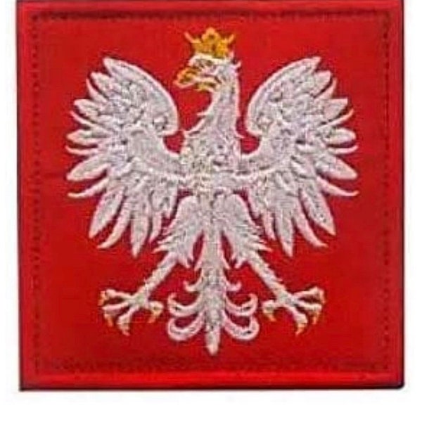 Poland Flag Patch (3 Inch) Hook & Loop Polska Badge Tactical Morale, Travel, Airsoft, Paintball, Martial Arts, Travel Polish Gift Patches