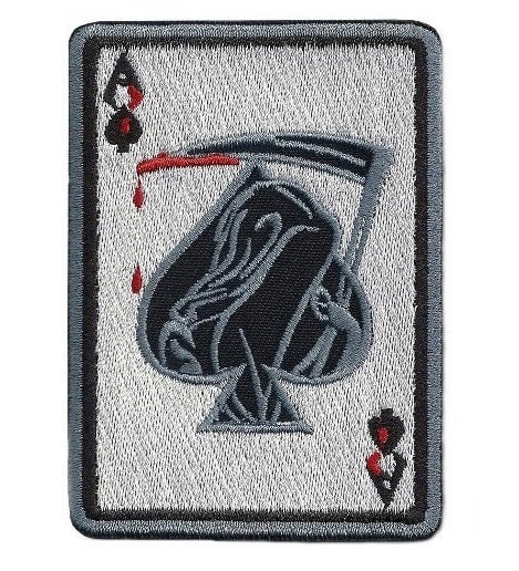 PUNISHER ACE OF SPADES, 3D velcro patch