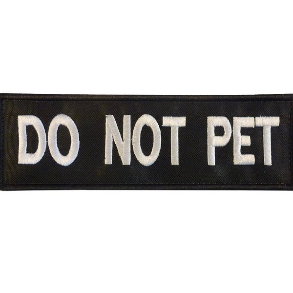 Do Not Pet Patch Etsy