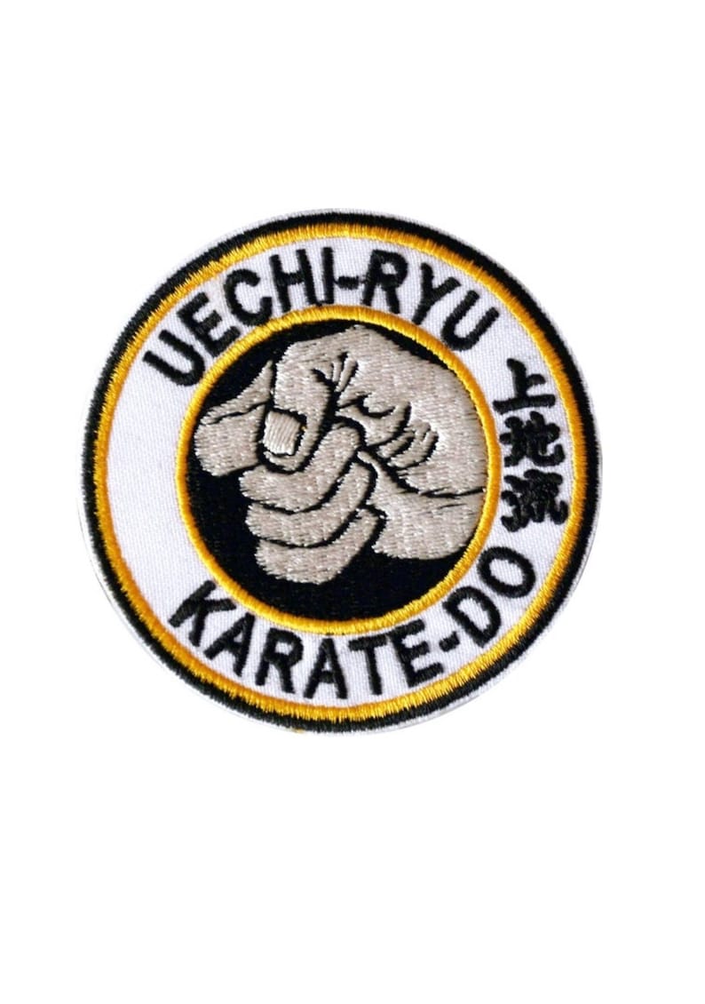 Uechiryu Karate Patch 3 Inch Iron/sewon Badge Uechiryu Etsy