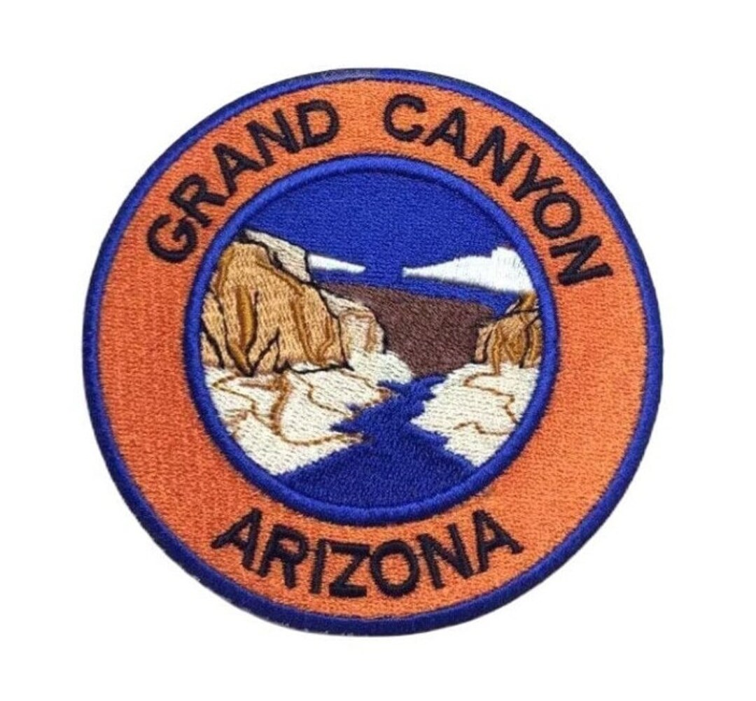 Grand Canyon Arizona Patch, Embroidered Iron-on Souvenir (3.5 Inch) - Etsy