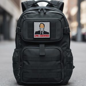 CPR Certified Patch (3 Inch) Embroidered Badge Funny Dwight Schrute Costume Perfect for Backpacks, Jackets, Hats, Bags, Gift Patches image 2