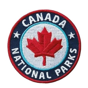Kanada Nationalparks Patch (3 Zoll) zum Aufbügeln Travel Souvenir Emblem Perfekt für Rucksäcke, Jacken, Hüte, Taschen, Kunsthandwerk, Geschenk Aufnäher