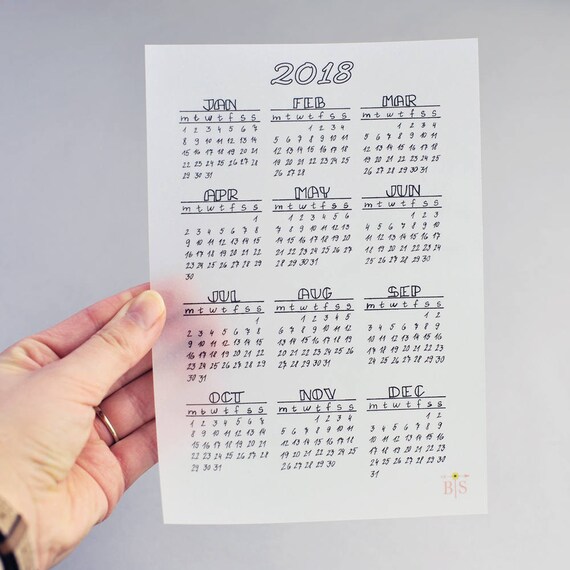 2018 calendar a5 vellum planner insert divider dashboard etsy calendar insert
