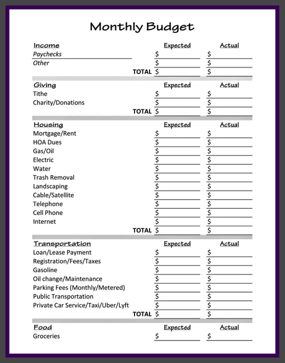 The CONQUEROR Financial Journal *Single Parent* - Instant download.PDFprintable.Budget planner Personal finance.Bill tracker.