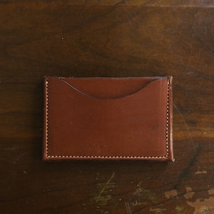Bridle Leather Card and Cash Wallet