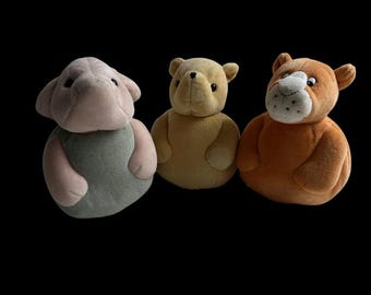 Gund vintage pooh & friends Rattle Toys