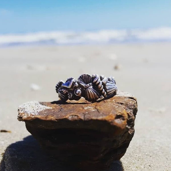 Seashell Ring Etsy