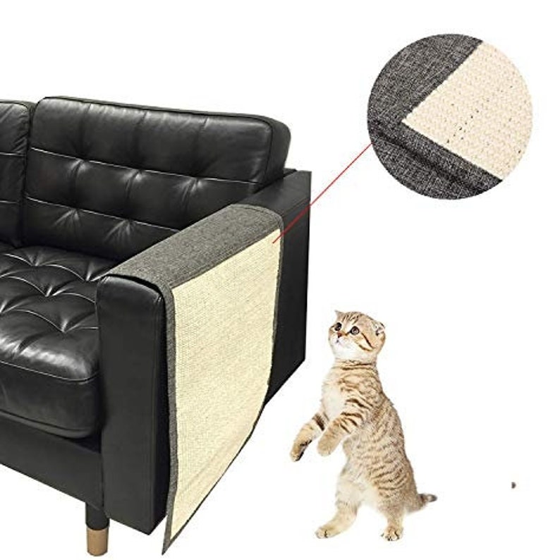 Sisal Cat AntiScratching Mat Antistress Furniture Protect Etsy